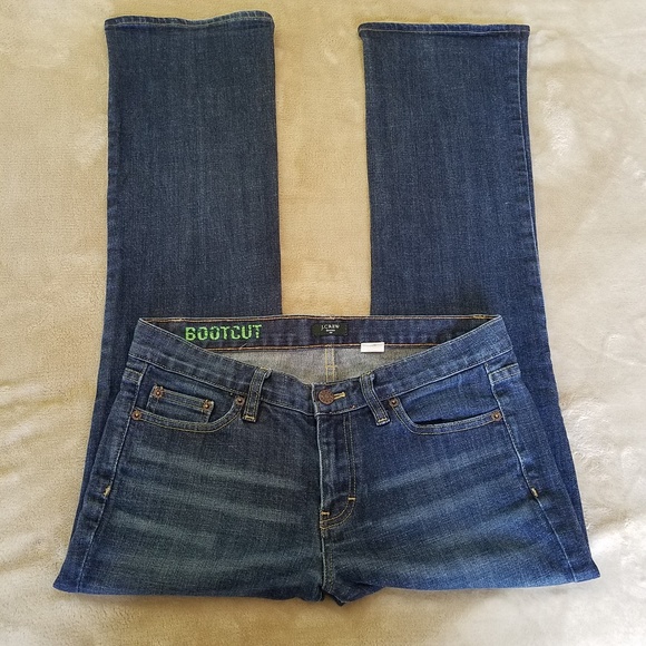 J. Crew Denim - J. CREW STRETCH BOOTCUT LOW RISE DARK WASH JEANS